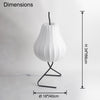 WOMO Pear Lantern Silk Floor Lamp-WM7126 thumbnail