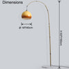 WOMO Hanging Bamboo Arc Floor Lamp-WM7133 thumbnail