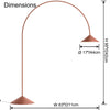 WOMO Arc Cone Floor Lamp-WM7139 thumbnail