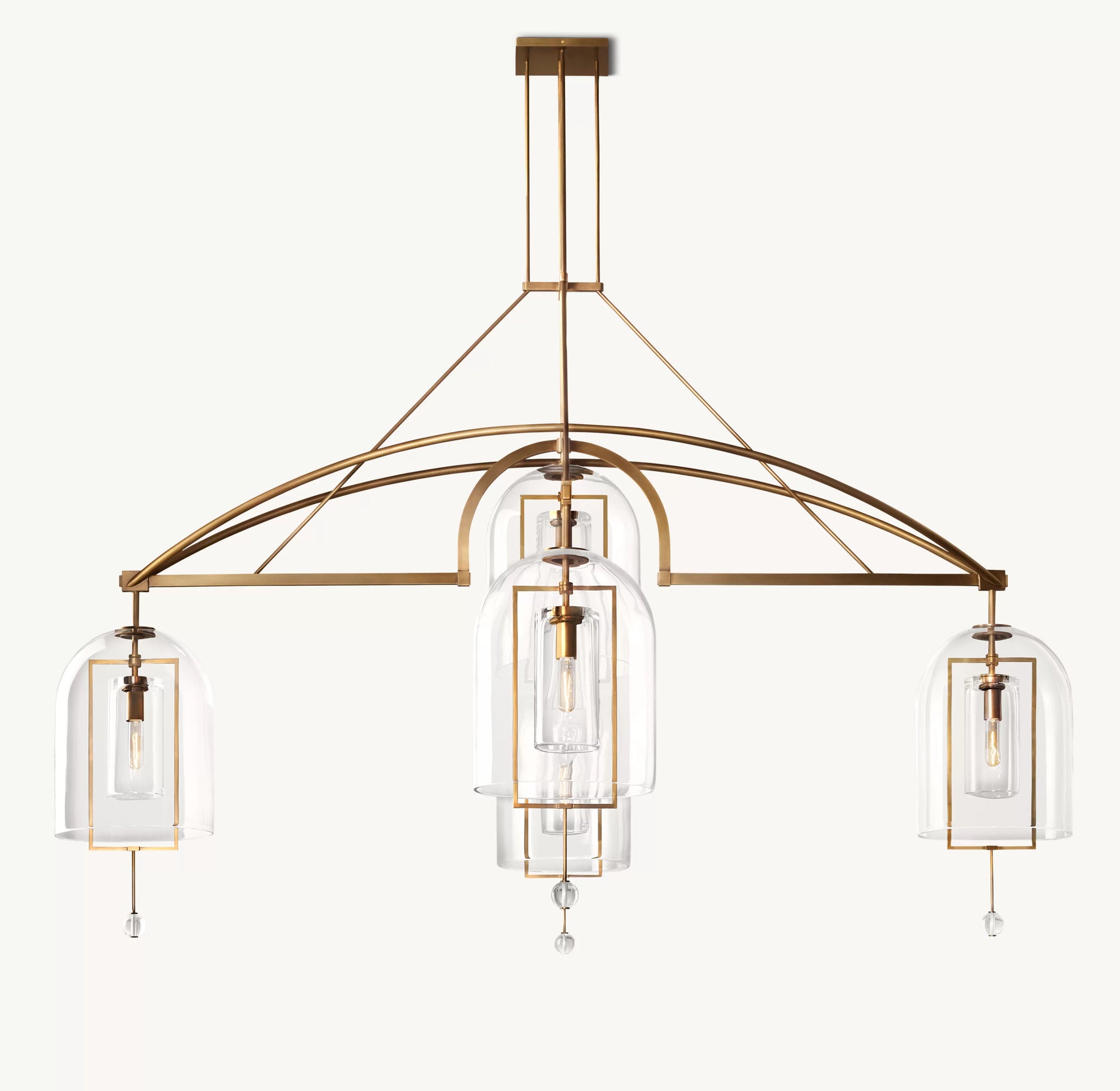 WOMO Bell Glass Chandelier - Fulcrum