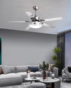 WOMO Slimline Stainless Steel Ceiling Fan Lamp-WM5112 thumbnail