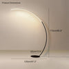 WOMO Crescent Arc LED Floor Lamp-WM7001 thumbnail