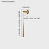 WOMO Dimmable Hanging Cone Brass Wall Sconce-WM6093 thumbnail