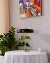 WOMO Mid-Century Round Table Lamp with Pull Chain-WM8009 thumbnail