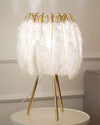 WOMO Stylish Tripod Feather Table Lamp-WM8036 thumbnail