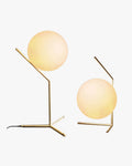 WOMO Milk Glass Globe Table Lamp-WM8011