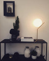 WOMO Milk Glass Globe Table Lamp-WM8011 thumbnail