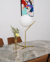 WOMO Milk Glass Globe Table Lamp-WM8011 thumbnail