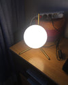 WOMO Milk Glass Globe Table Lamp-WM8011 thumbnail