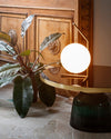 WOMO Milk Glass Globe Table Lamp-WM8011 thumbnail