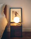 WOMO Milk Glass Globe Table Lamp-WM8011 thumbnail
