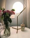 WOMO Milk Glass Globe Table Lamp-WM8011 thumbnail