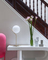 WOMO Milk Glass Globe Table Lamp-WM8011 thumbnail