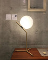 WOMO Milk Glass Globe Table Lamp-WM8011 thumbnail