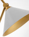 WOMO Unique Cone Articulating Marble Desk Lamp-WM8031 thumbnail