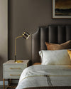 WOMO Elegant Arc Brass Reading Desk Lamp-WM8035 thumbnail