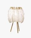 WOMO Stylish Tripod Feather Table Lamp-WM8036 thumbnail