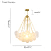 WOMO Cluster Frosted Glass Bubbles Chandelier-WM2068 thumbnail