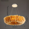 WOMO Feather Round Pendant Light-WM2060 thumbnail