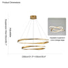 WOMO Möbius Circular LED Chandelier-WM2128 thumbnail