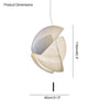 WOMO Asymmetrical Rice Paper Pendant Light-WM2056 thumbnail