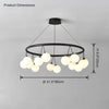 WOMO Cherry Glass Globe Chandelier-WM2318 thumbnail
