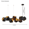 WOMO Long Steel Sculptural Chandelier-WM2076 thumbnail