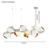 WOMO Long Steel Sculptural Chandelier-WM2076 thumbnail