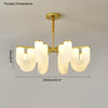 WOMO U-Shaped Milk Glass Chandelier-WM2131 thumbnail
