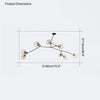 WOMO Branching Bubble Chandelier-WM2141 thumbnail