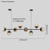 WOMO Linear Globe Chandelier-WM2070 thumbnail