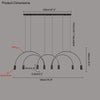 WOMO Arc Rainbow Pendant Chandelier-WM2063 thumbnail
