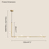 WOMO Linear Glass Globe Chandelier-WM2090 thumbnail