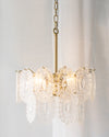 WOMO Tiered Textured Glass Chandelier-WM2208 thumbnail