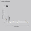 WOMO Linear Glass Globe Chandelier-WM2090 thumbnail