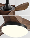 WOMO 52 Inch Modern Ceiling Fan Lamp-WM5224 thumbnail