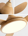 WOMO Modern Oak-look Ceiling Fan Lamp - WM5185 thumbnail