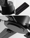 WOMO Industrial Metal Black Ceiling Fan-WM5217b thumbnail