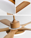 WOMO Modern Wood Ceiling Fan Lamp - WM5209 thumbnail