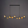 WOMO Linear Glass Globe Chandelier-WM2257 thumbnail