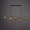 WOMO Linear Glass Globe Chandelier-WM2257 thumbnail