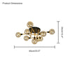 WOMO Ribbed Smoked/Green Glass Globe Ceiling Light-WM1110 thumbnail