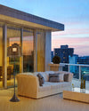 WOMO Solar Rattan Floor Light-WM9011 thumbnail