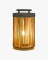 WOMO Outdoor Solar Portable Wicker Lantern-WM9020 thumbnail