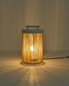 WOMO Outdoor Solar Portable Wicker Lantern-WM9020 thumbnail