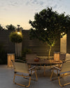 WOMO Outdoor Solar Portable Wicker Lantern-WM9020 thumbnail