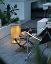 WOMO Outdoor Solar Portable Wicker Lantern-WM9020 thumbnail