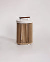 WOMO Outdoor Solar Portable Wicker Lantern-WM9020 thumbnail