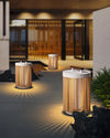 WOMO Outdoor Solar Portable Wicker Lantern-WM9020 thumbnail