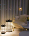 WOMO Solar Pleated Glass Lantern-WM9043 thumbnail